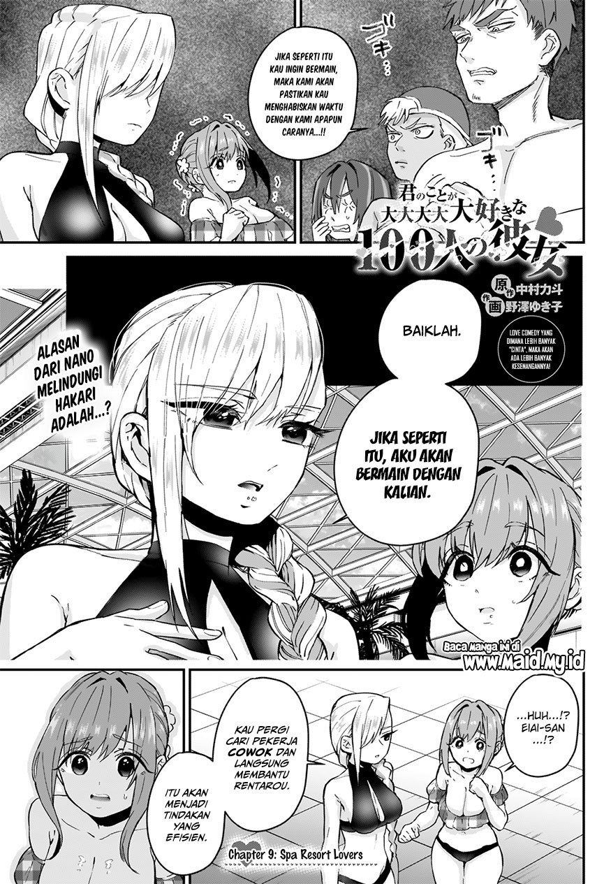 Kimi no Koto ga Dai Dai Dai Dai Daisuki na 100-ri no Kanojo chapter 9
